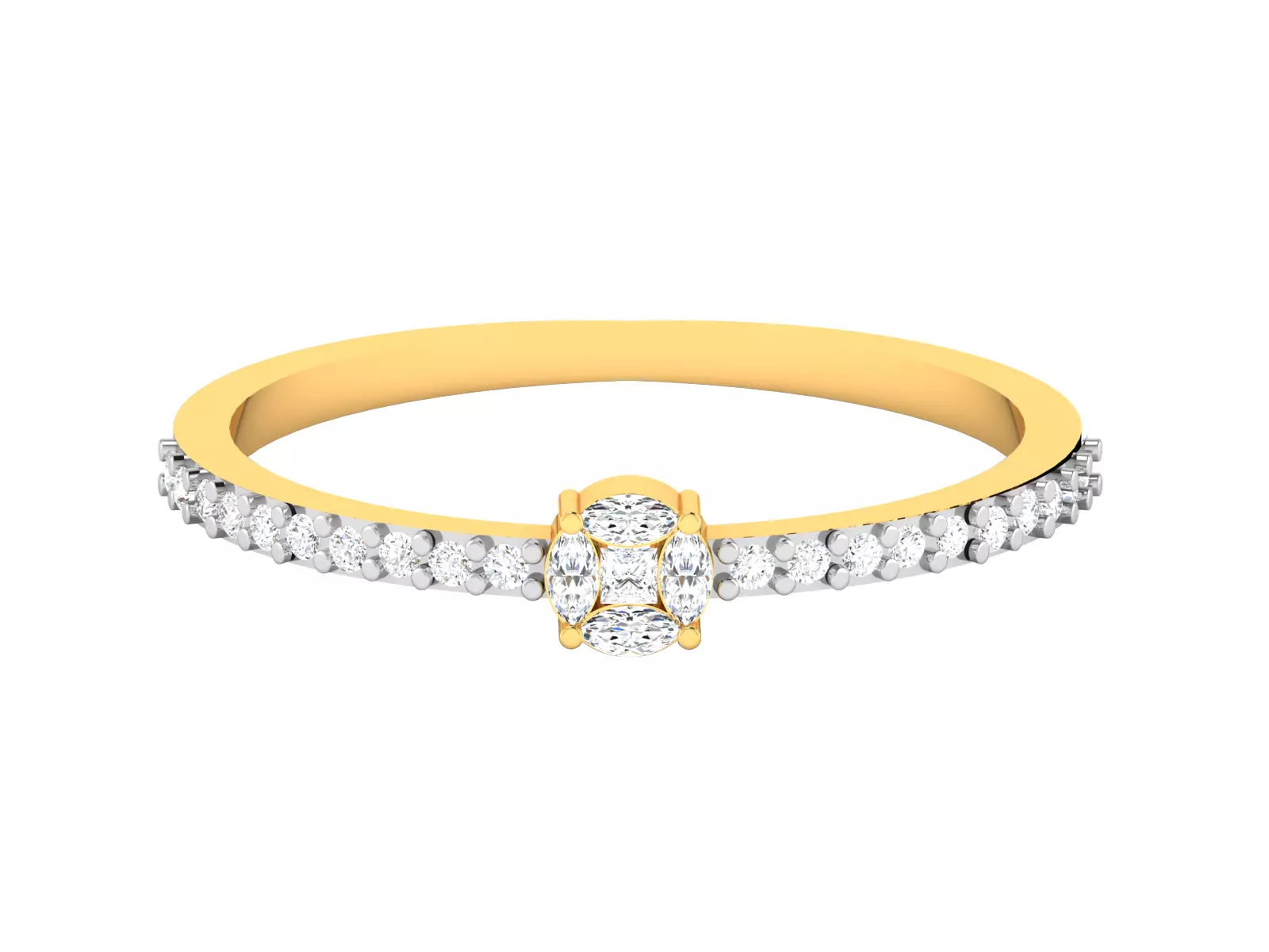 Women Band Ring 3dm render detail 3D print model_0