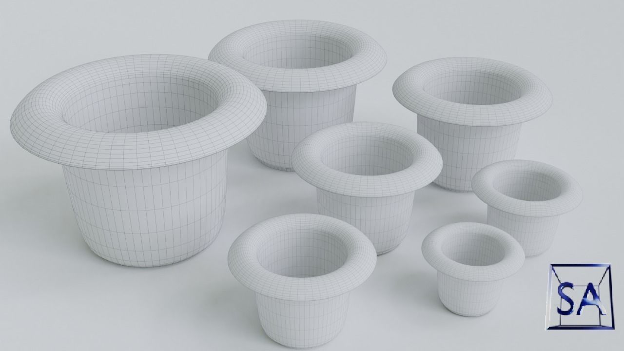 Stack-Nested Cup Tower for Children-Educational Toy 3D print model_30