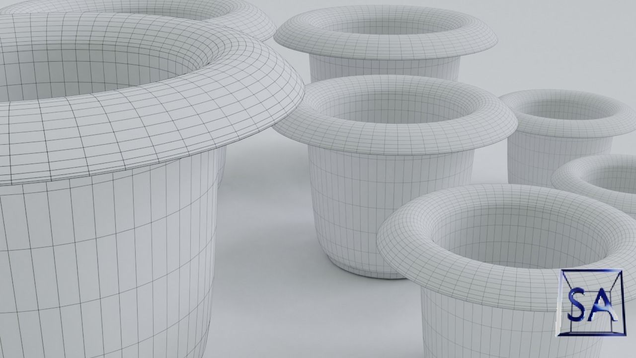 Stack-Nested Cup Tower for Children-Educational Toy 3D print model_31