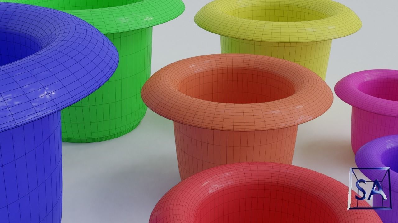 Stack-Nested Cup Tower for Children-Educational Toy 3D print model_28