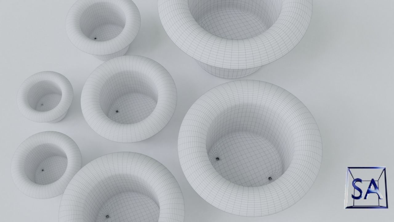 Stack-Nested Cup Tower for Children-Educational Toy 3D print model_32