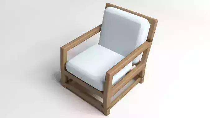 Sofa Single Seater 2 3D model