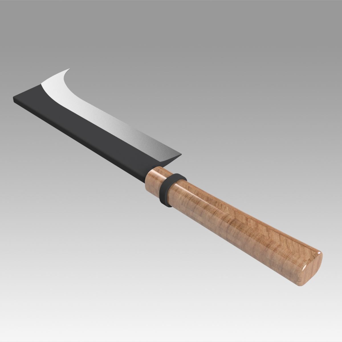 Higurashi When They Cry Rena Ryugu Sword Cosplay Weapon Prop 3D model ...