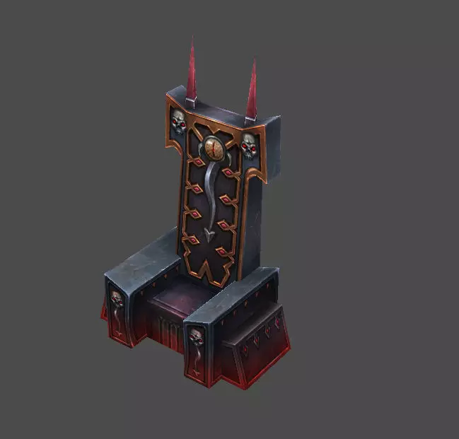 Game Arena test model nest area bed -12 01 3D model_0