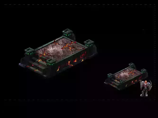 Game Arena test piece model - District nest 01