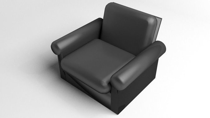 Sofa Single Seater 3 3D model