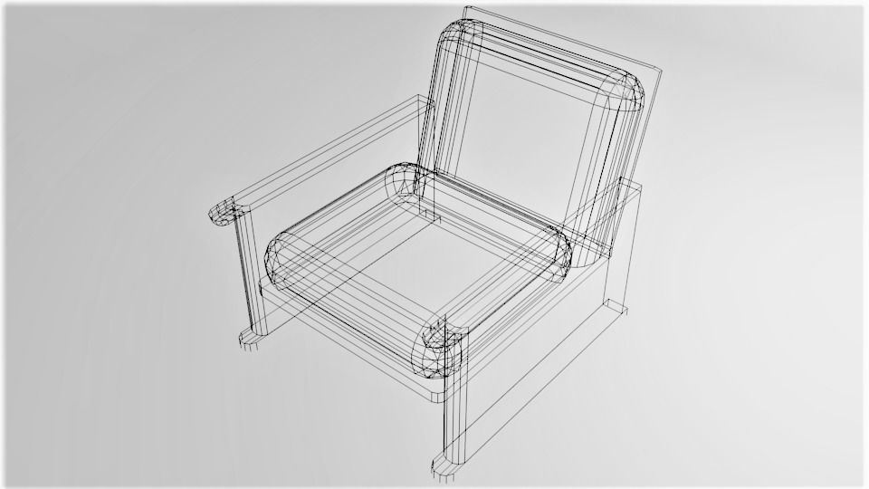 Sofa Single Seater 4 3D model_5