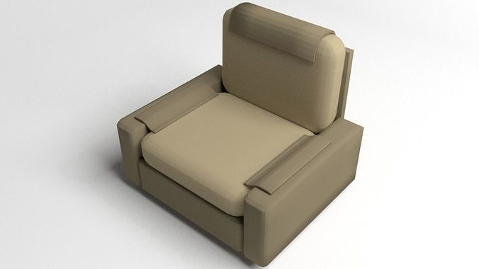 Sofa Single Seater 6 3D model