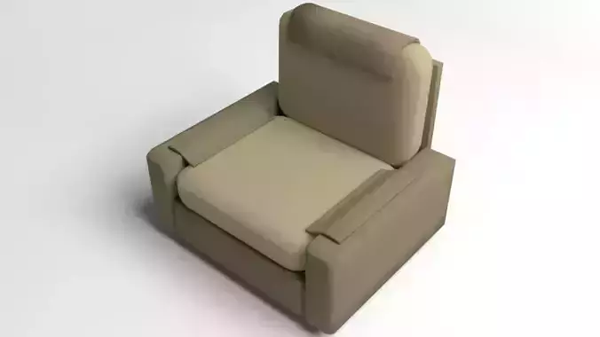 Sofa Single Seater 6 3D model