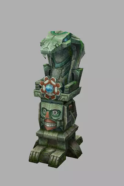 Game Center Arena statue model -01 01 3D model_0