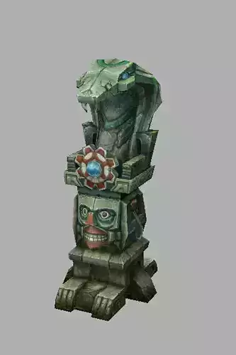 Game Center Arena statue model -01 01
