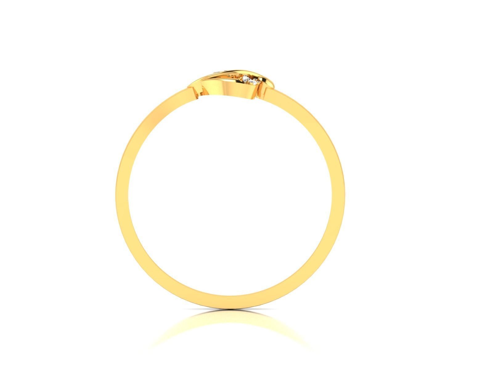 Women Band Ring 3dm render detail 3D print model_7