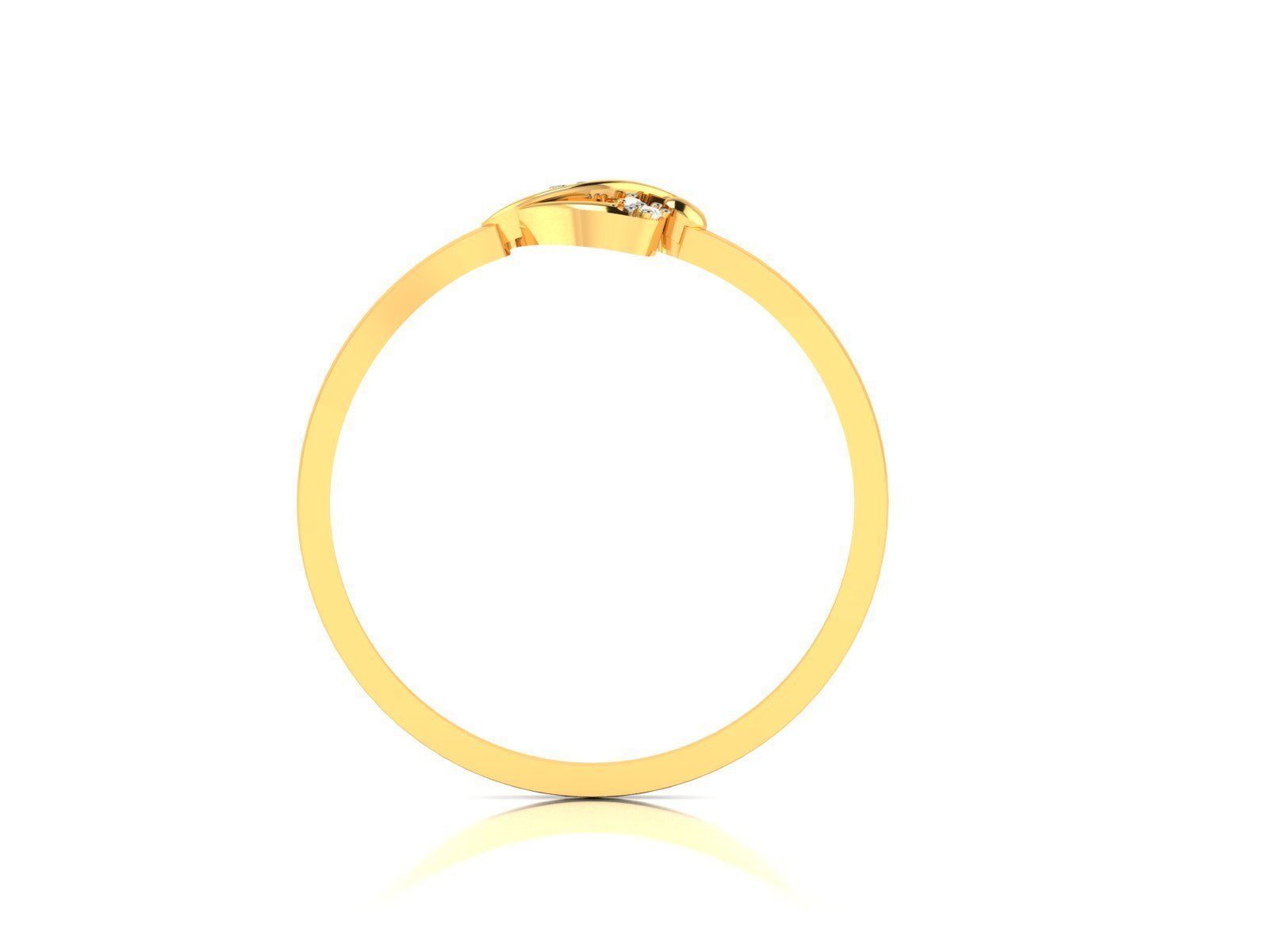 Women Band Ring 3dm render detail 3D print model_6