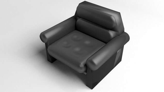 Sofa Single Seater 9 3D model