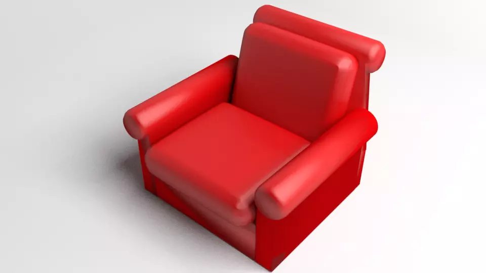 Sofa Single Seater 10 3D model_0