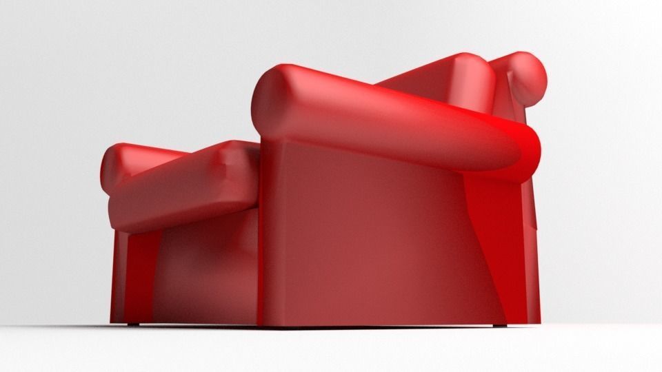 Sofa Single Seater 10 3D model_3