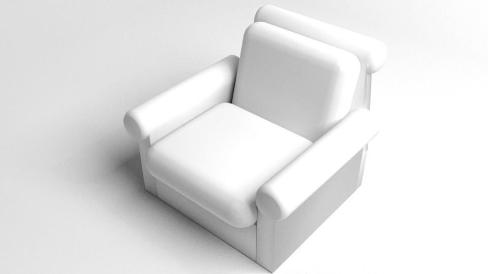 Sofa Single Seater 10 3D model_4