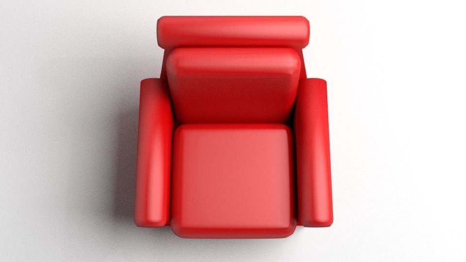 Sofa Single Seater 10 3D model_2