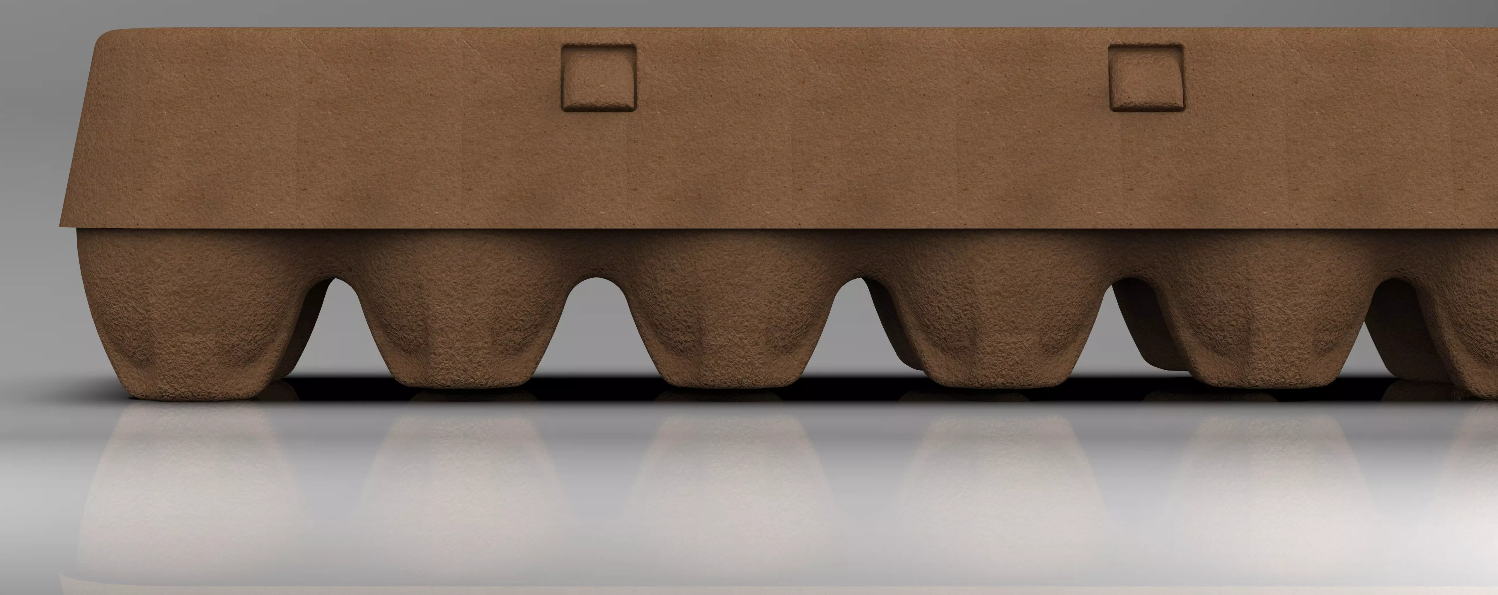 EGG DOZEN CARTON OPEN AND CLOSE  3D model_0