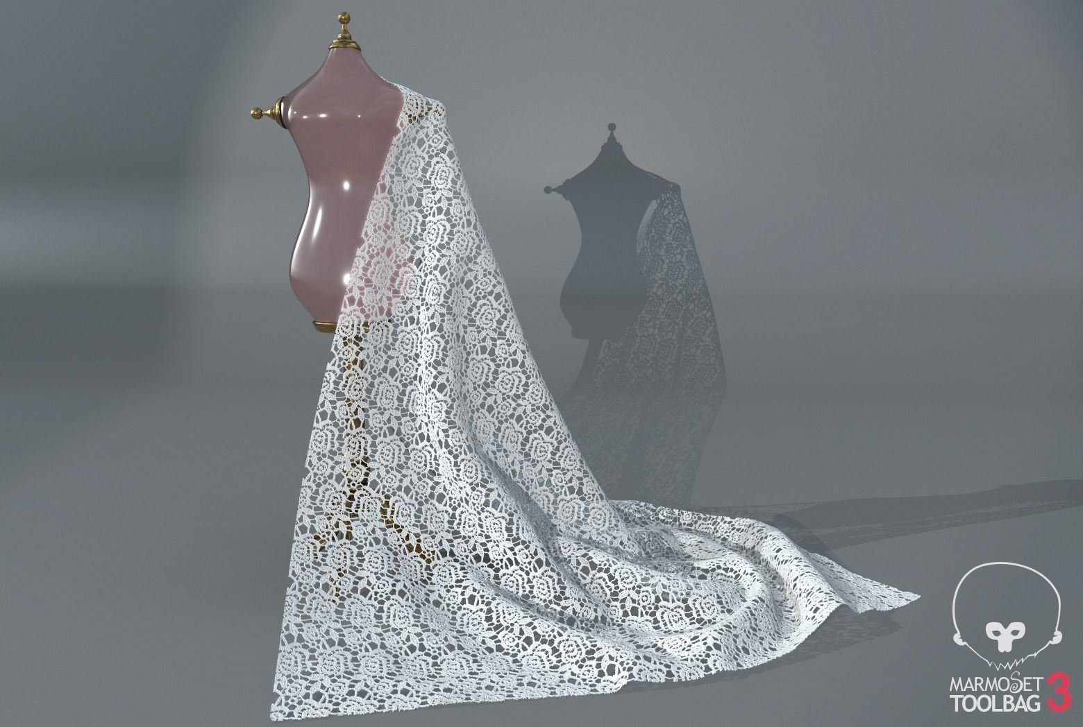 Fabric Vol 01 - Lace PBR Texture_4