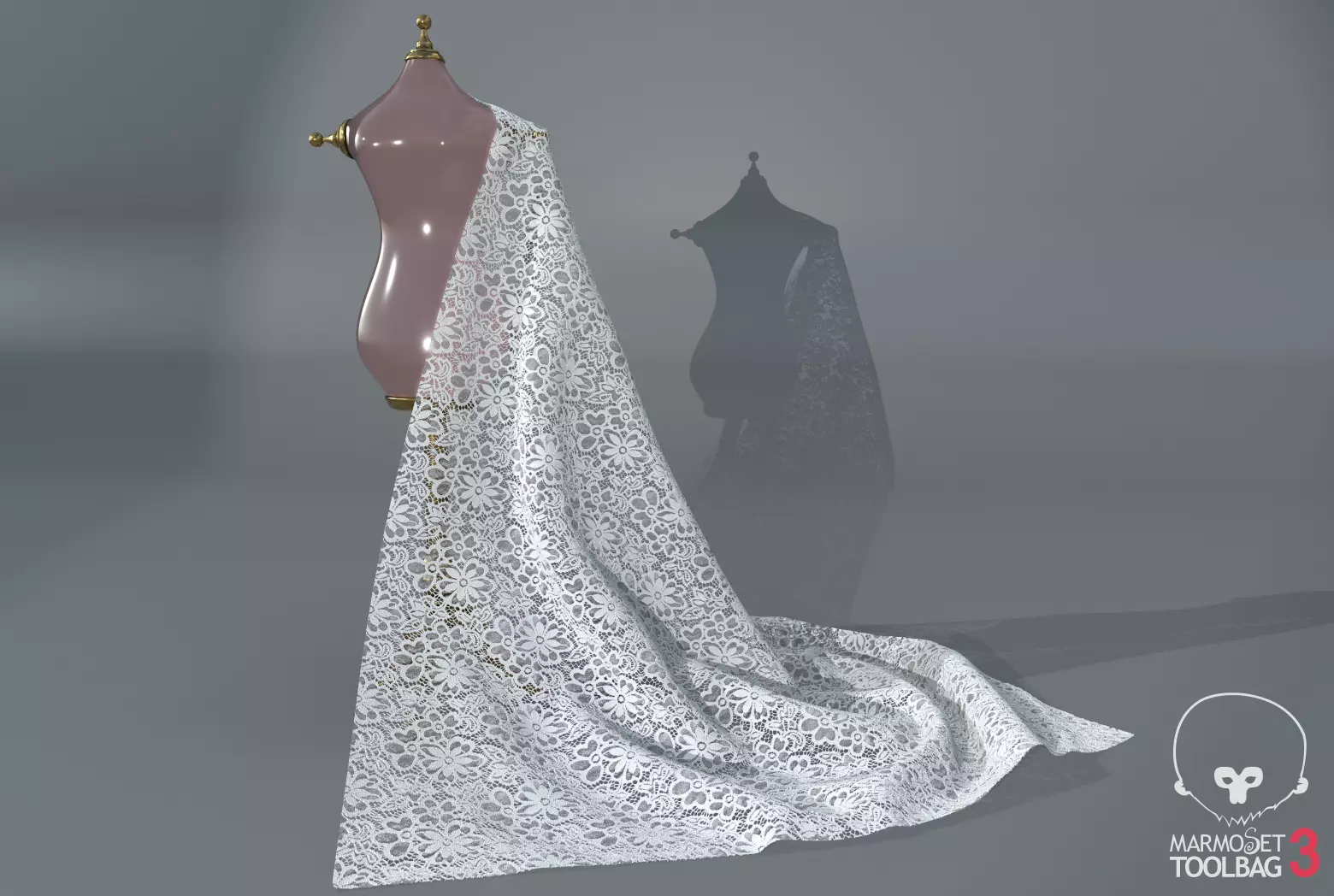 Fabric Vol 01 - Lace PBR Texture_0
