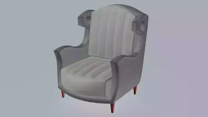 Wingback double whole armchair