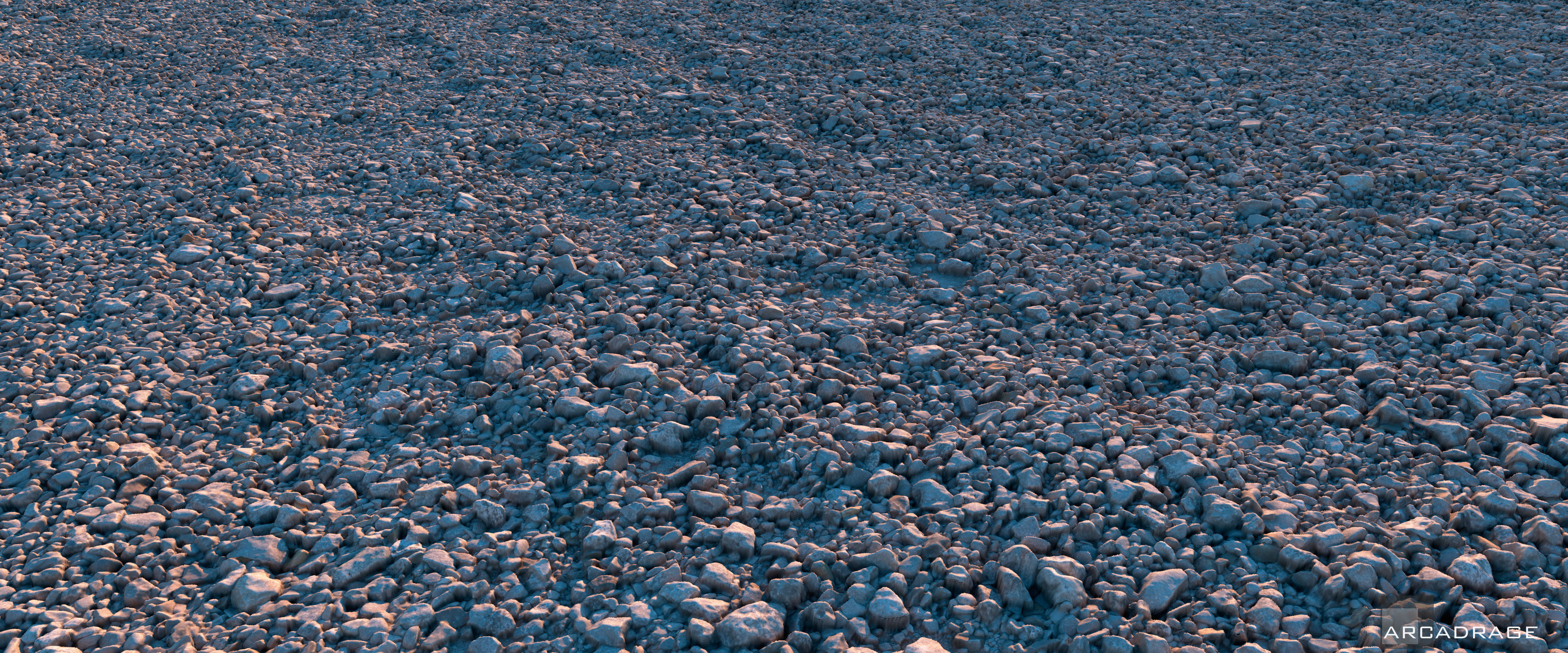 Gravels - 3D Texture - 300 x 300 cm Seamless scan - 18k Texture_1