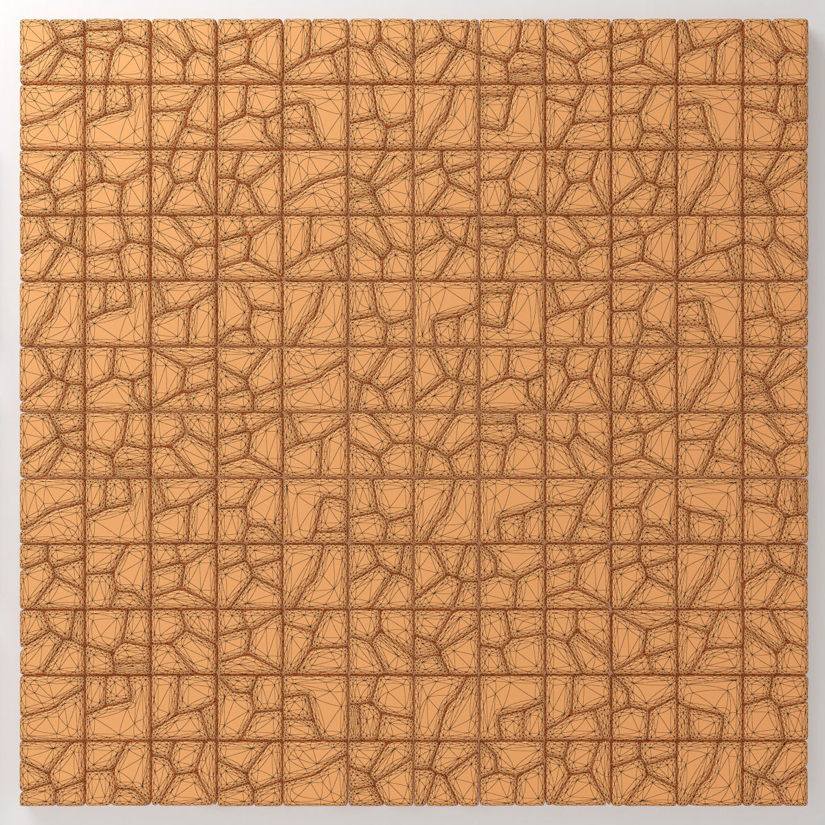 Stone splinter decoration n2 3D model_9