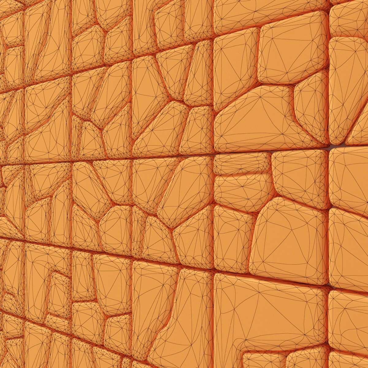 Stone splinter decoration n2 3D model_12