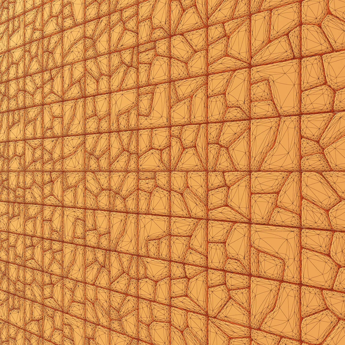 Stone splinter decoration n2 3D model_13