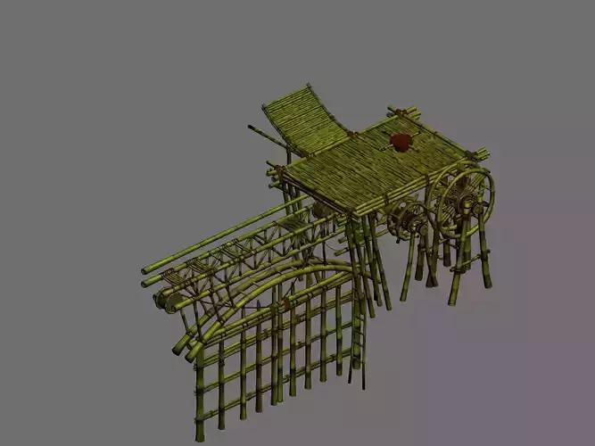 - Campanula Island scene - wooden door organs 01