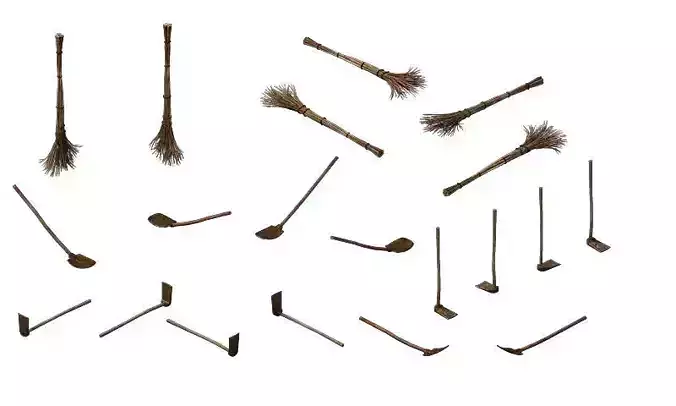 ame Model - prairie scene - Agricultural Tools 01