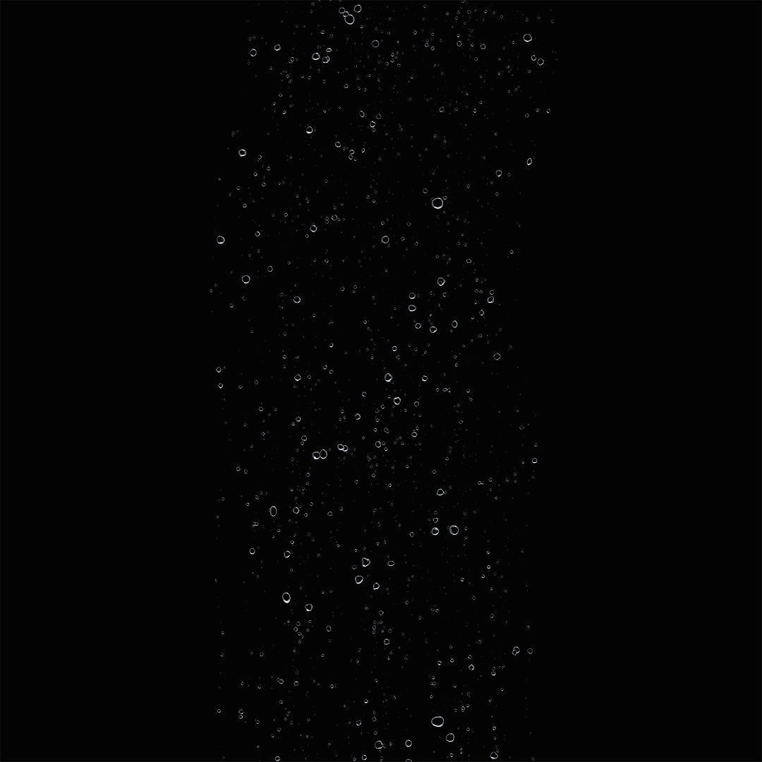 Bubbles A snow falling 3D model_8