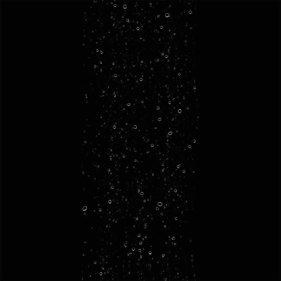 Bubbles A snow falling 3D model_7