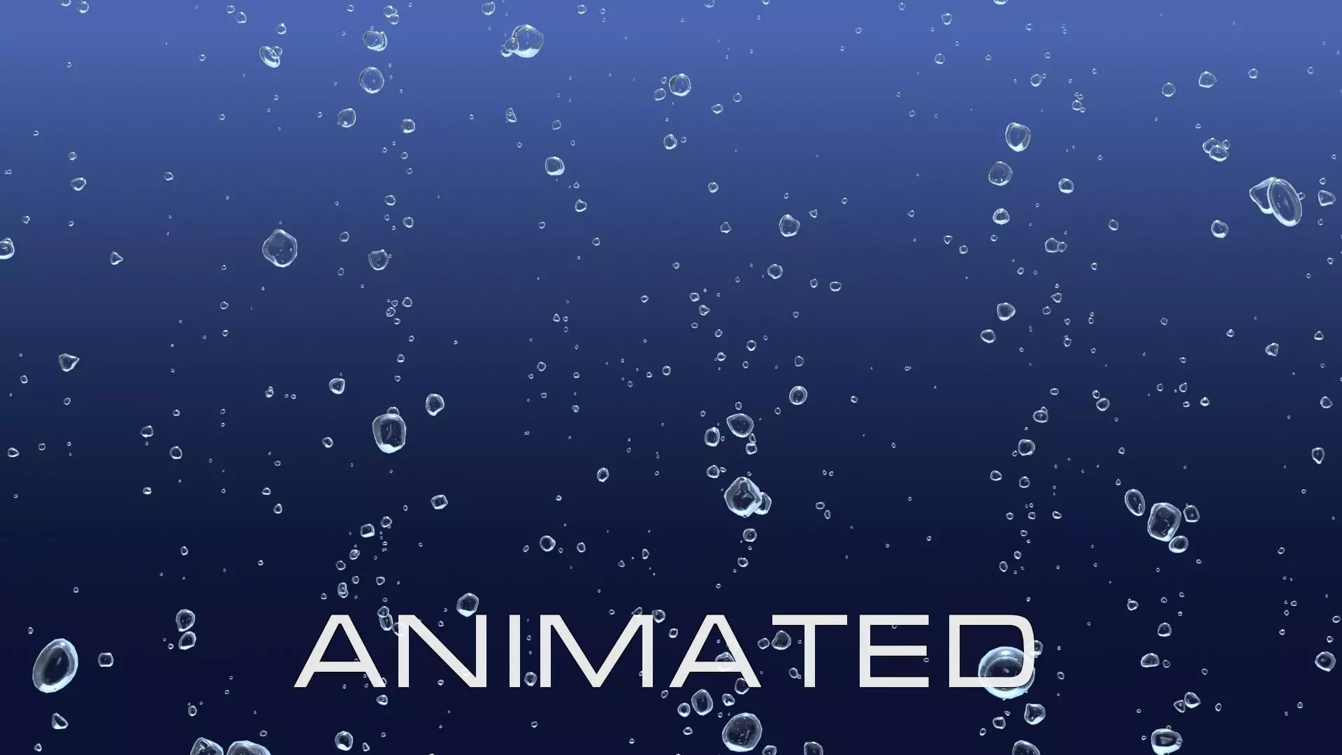 Bubbles A snow falling 3D model_0