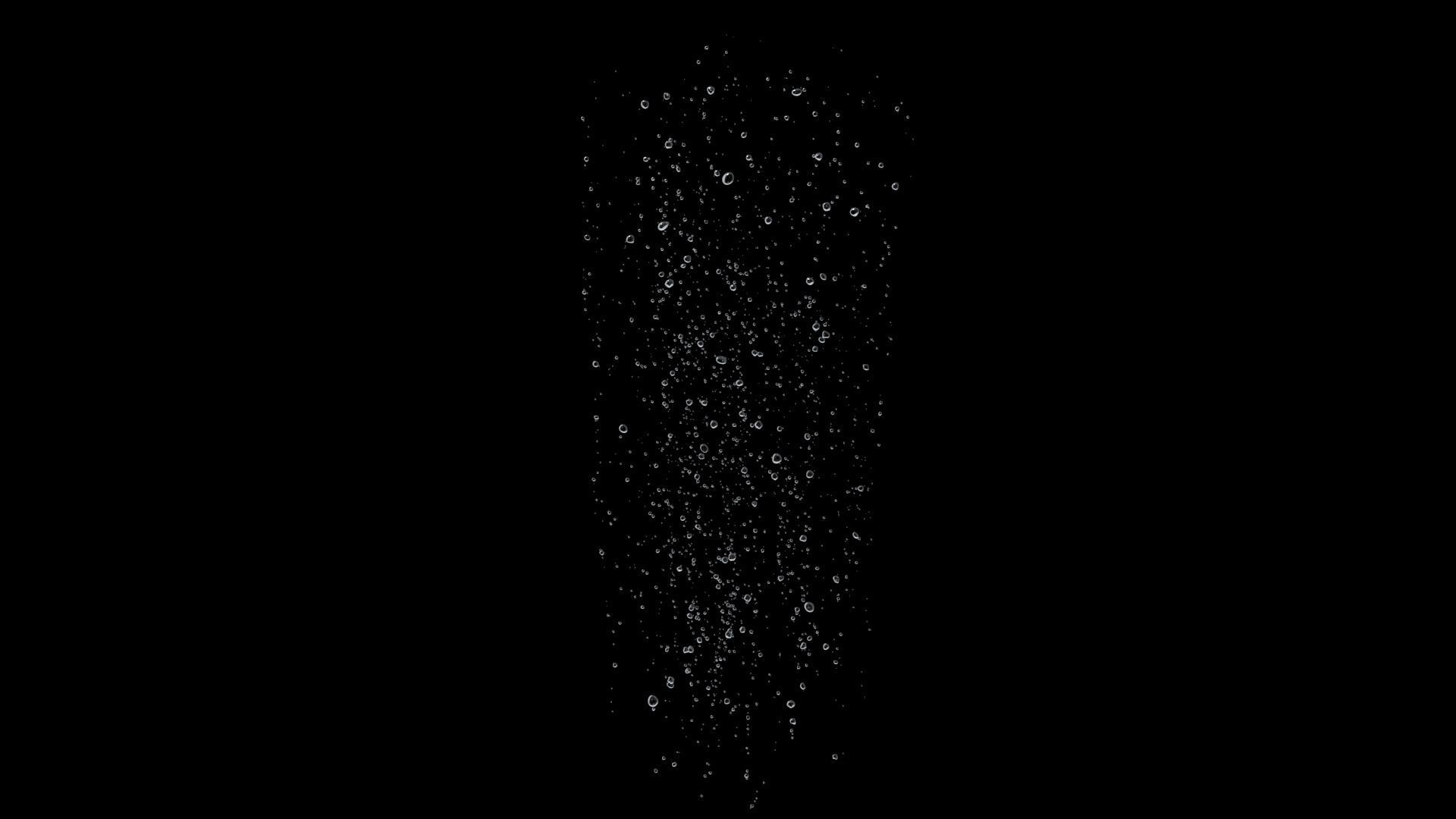 Bubbles A snow falling 3D model_4