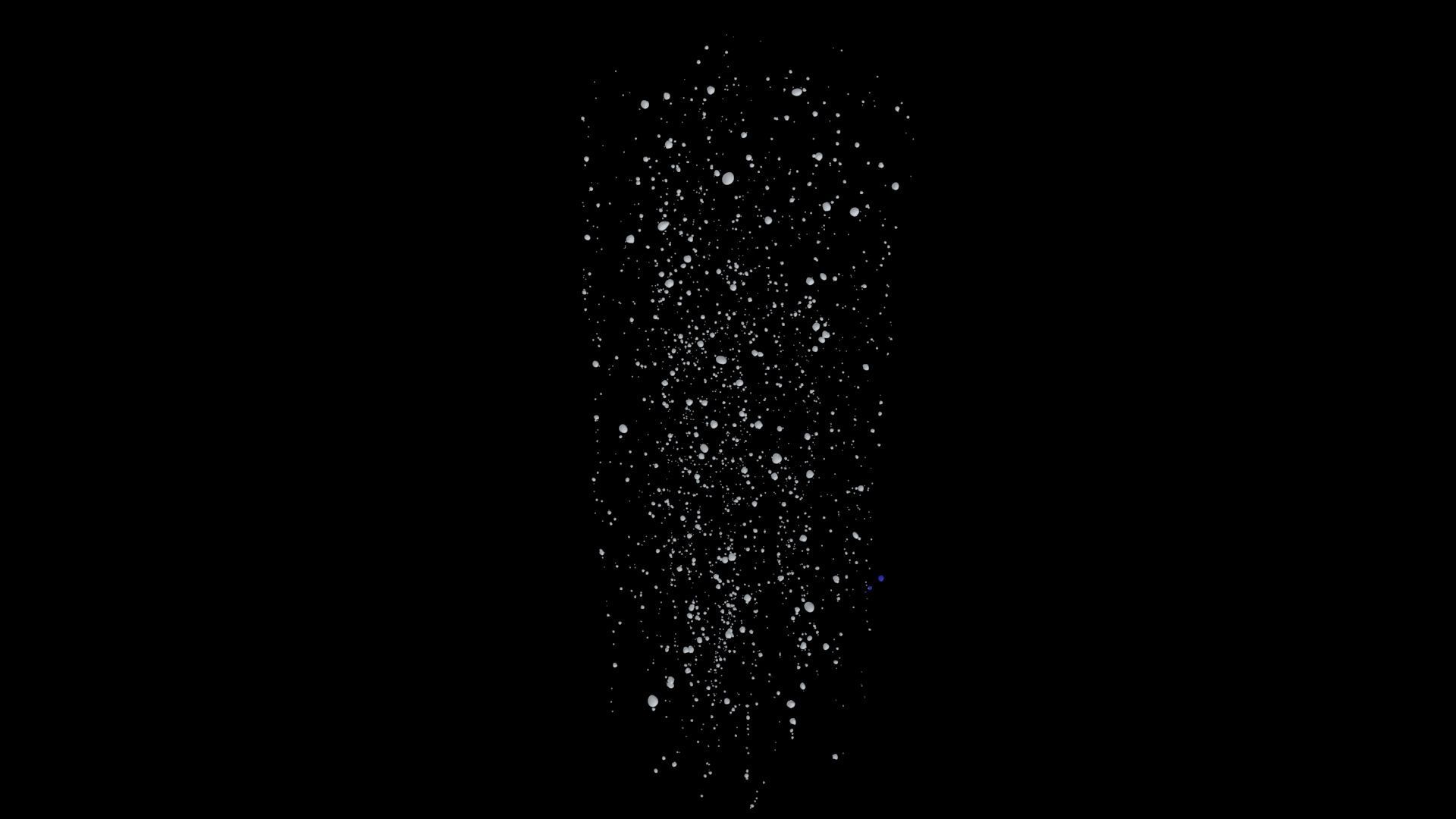 Bubbles A snow falling 3D model_14