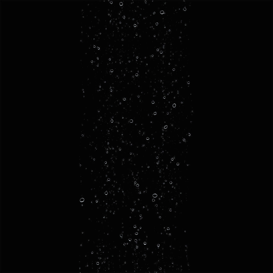 Bubbles A snow falling 3D model_9