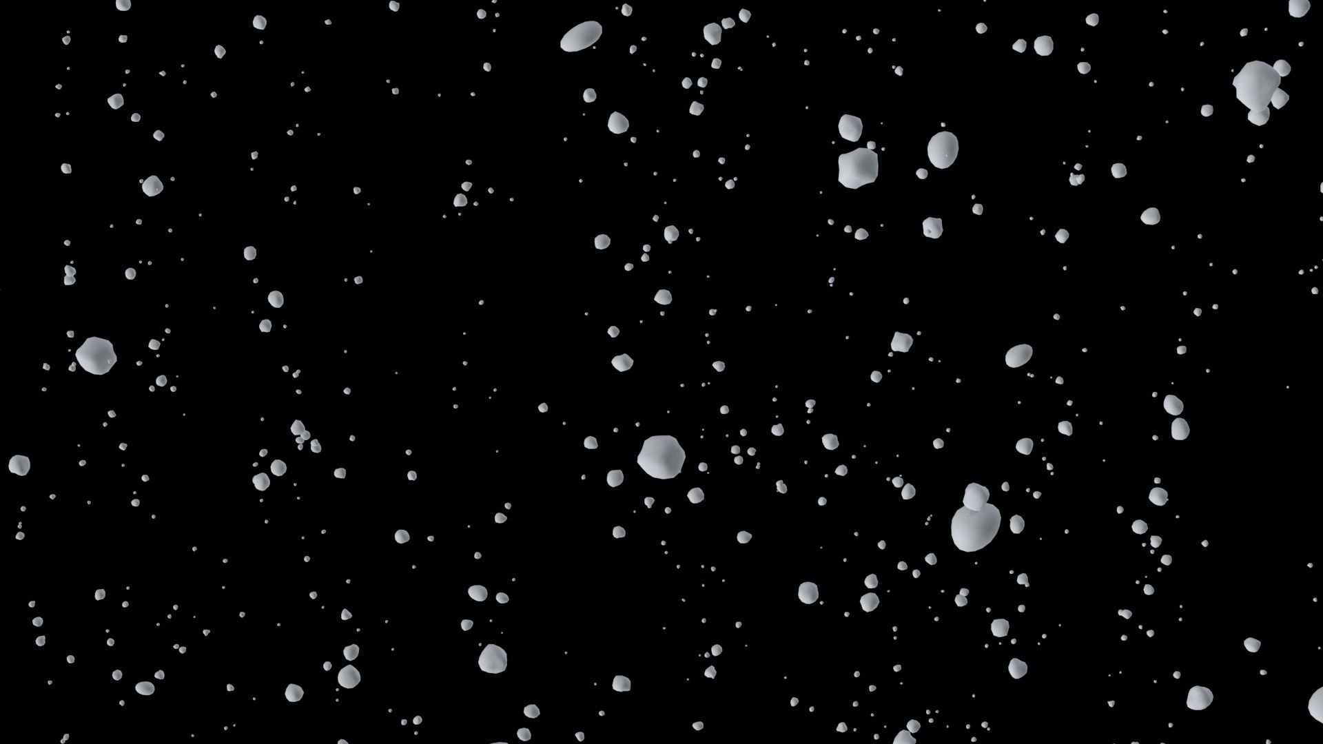 Bubbles A snow falling 3D model_13