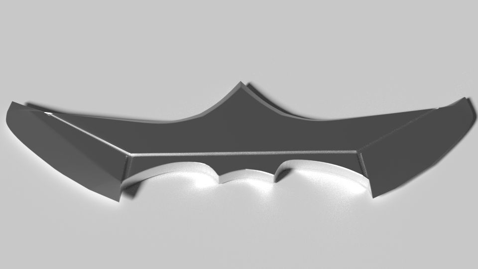 Batarang Batman 3D model_6