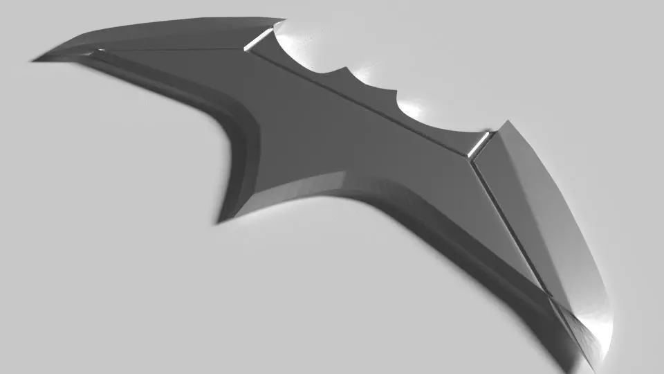 Batarang Batman 3D model_0