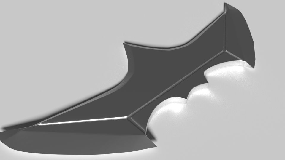 Batarang Batman 3D model_5