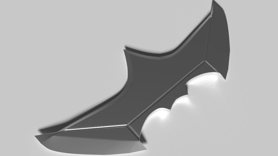 Batarang Batman 3D model_7