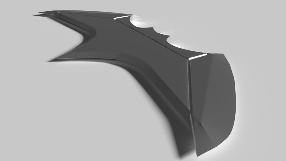 Batarang Batman 3D model_4