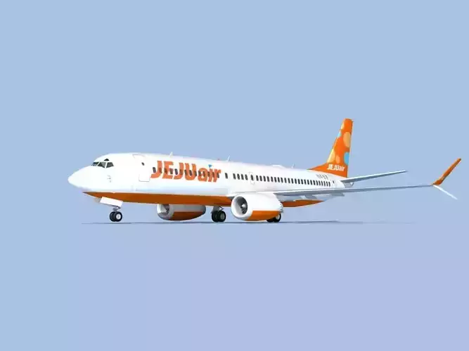 Boeing 737-800 Max Jeju Air 3D model