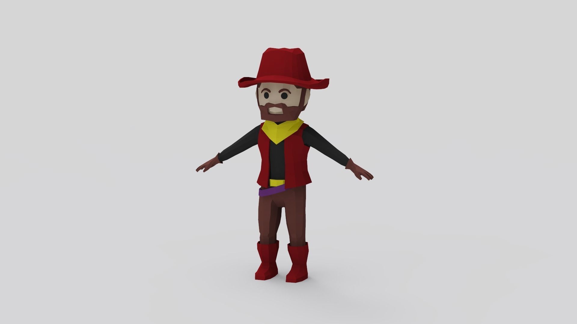 Western Pack - 102 Assets Low-poly 3D model_96