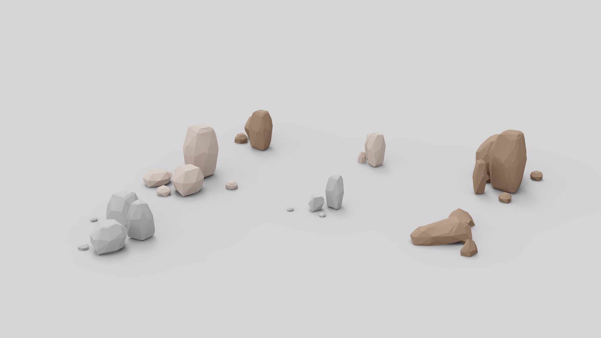 Western Pack - 102 Assets Low-poly 3D model_83