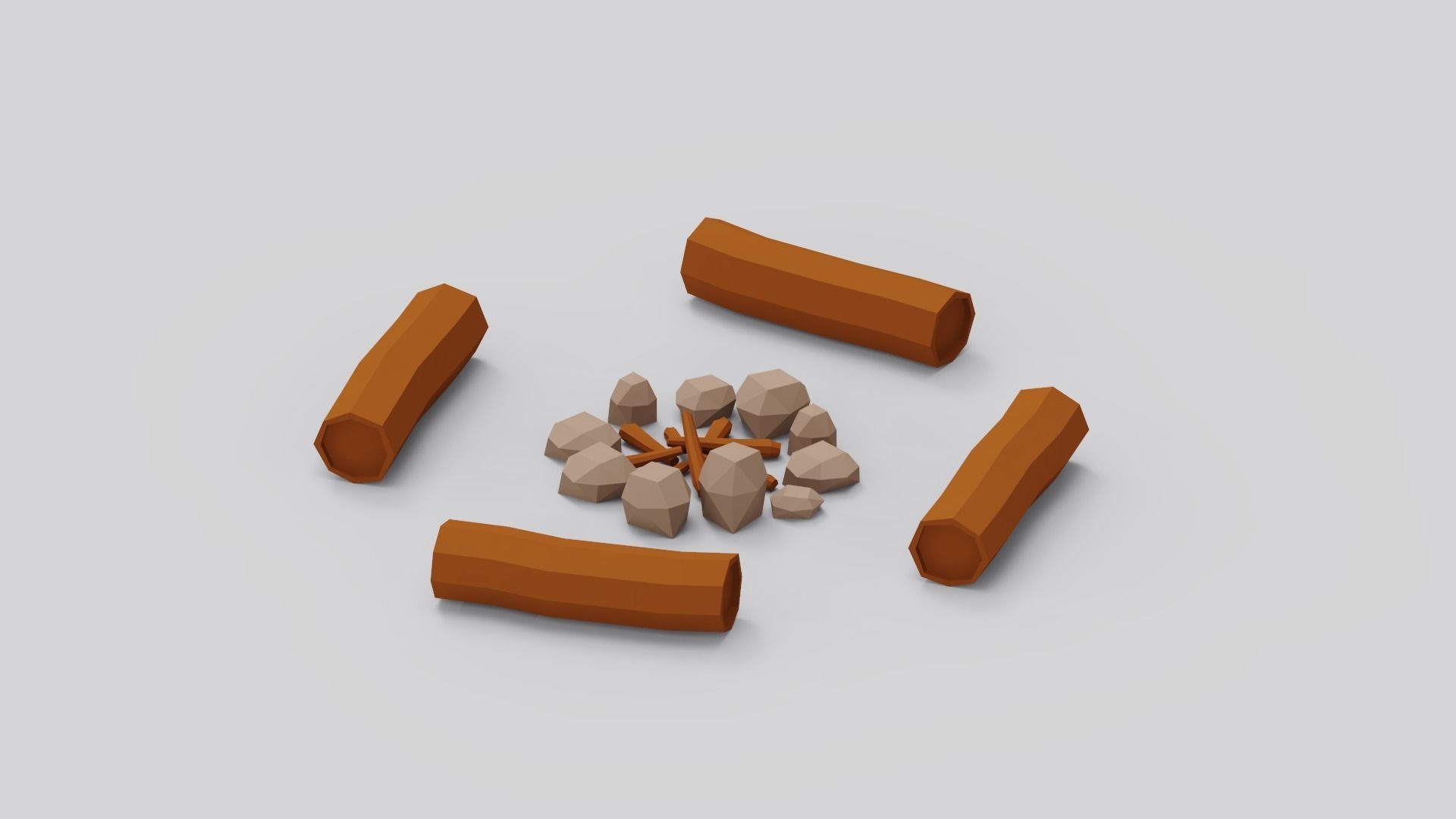 Western Pack - 102 Assets Low-poly 3D model_24