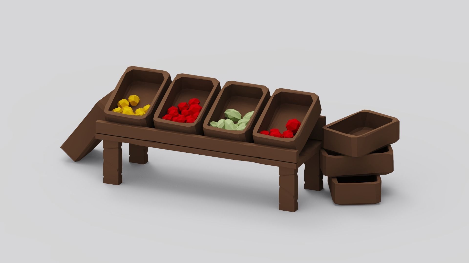 Western Pack - 102 Assets Low-poly 3D model_27