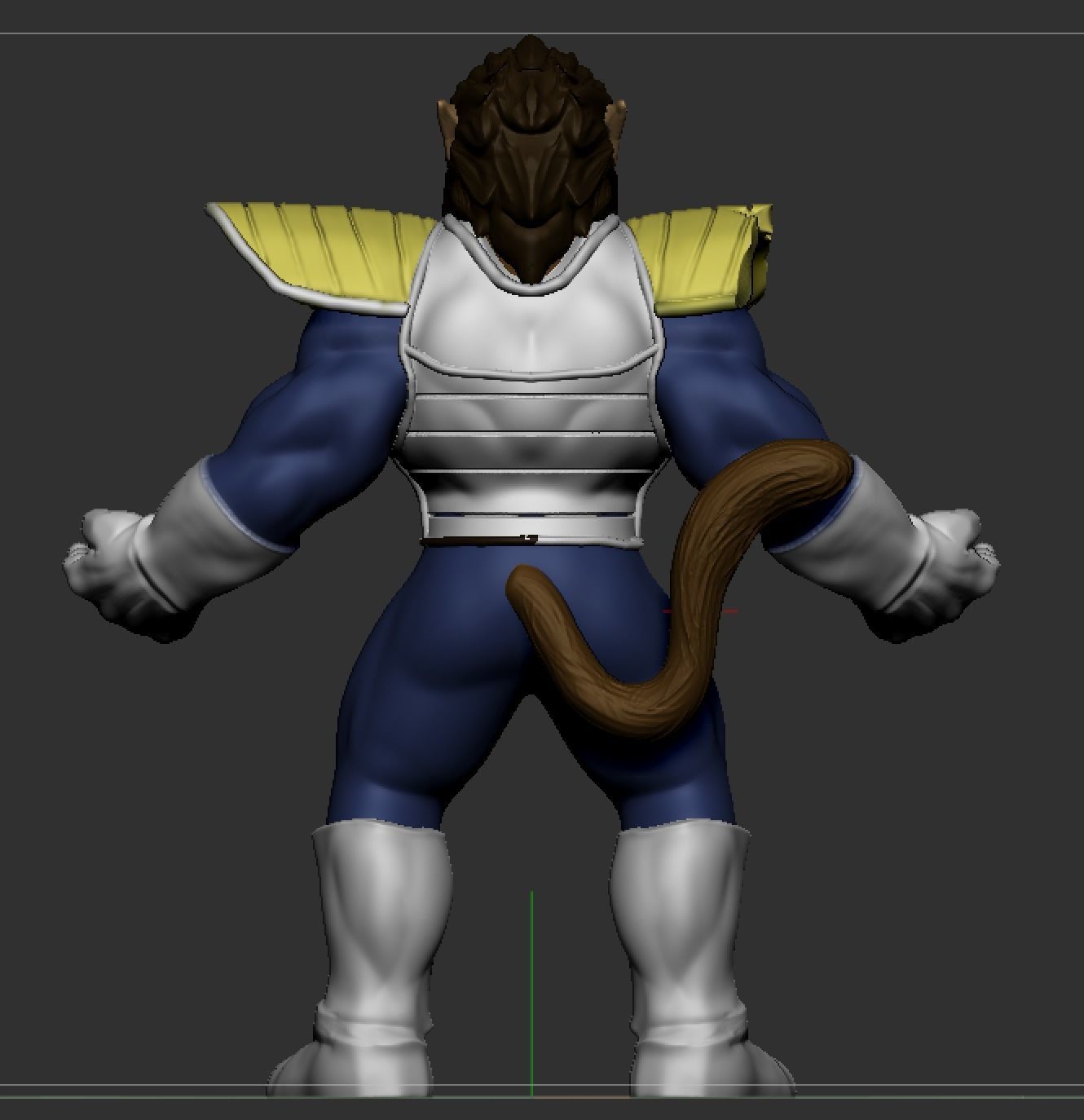 Oozaru Form Vegeta 3D print model_5